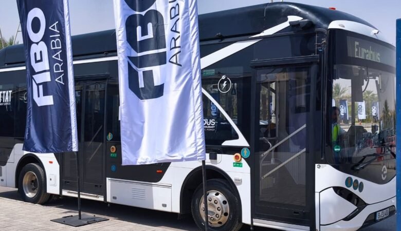 EVmax Presents Advanced Integrated Charging Solutions with EuroBus at FIBO 2025 in Saudi Arabia